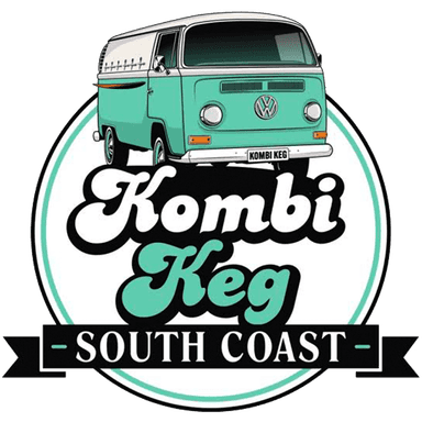 Kombi Keg South Coast mobile bar logo.