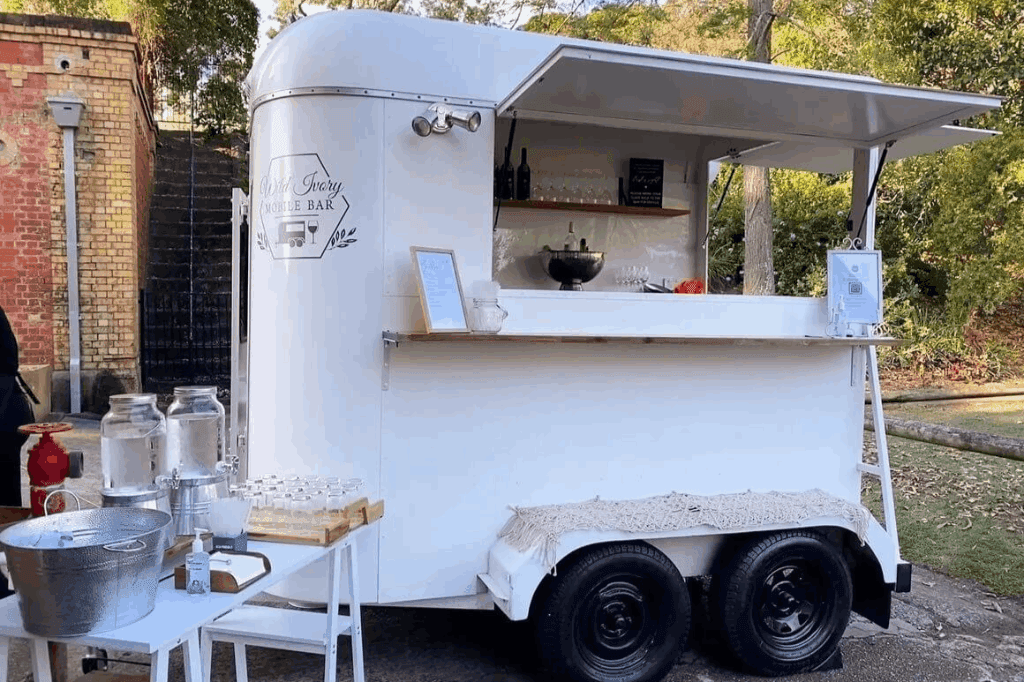 Wild Ivory Mobile bar at a different angle. 