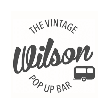 Wilson Vintage Pop Up mobile bar logo.