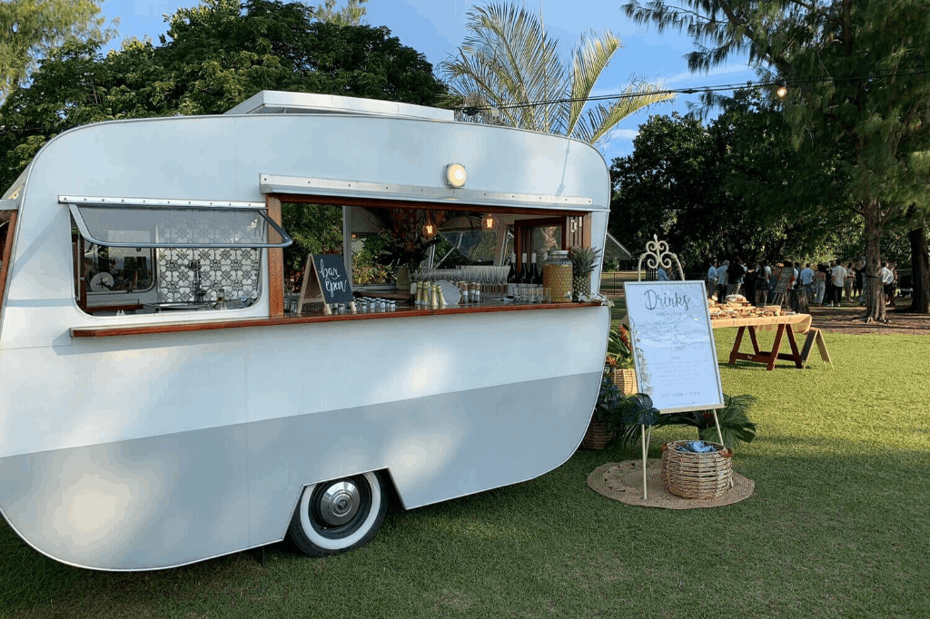 In the Northern territory, Darwin, a mobile bar catered a gathering.