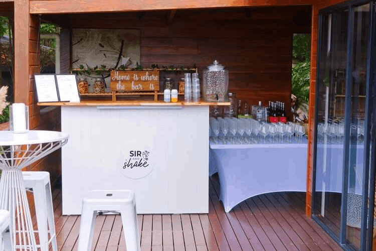 A mobile bar provided catering for a gathering in Queensland's Gold Coast.